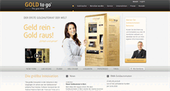 Desktop Screenshot of gold-to-go.com